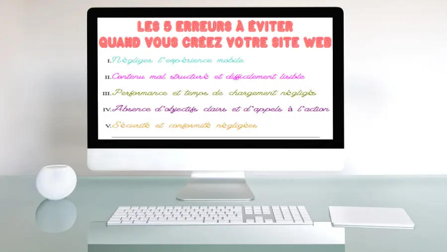 WalisMarketing, Les 5 Erreurs Fatales à Éviter Lors de la Création de Votre Site Web (Guide Complet 2025)