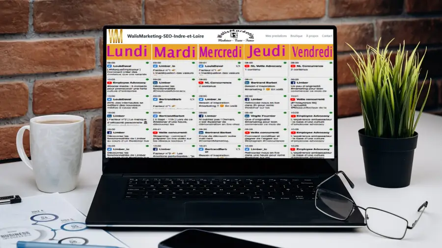 Planifiez et organisez votre contenu de site web pour petites entreprises, WalisMarketing SEO Tours