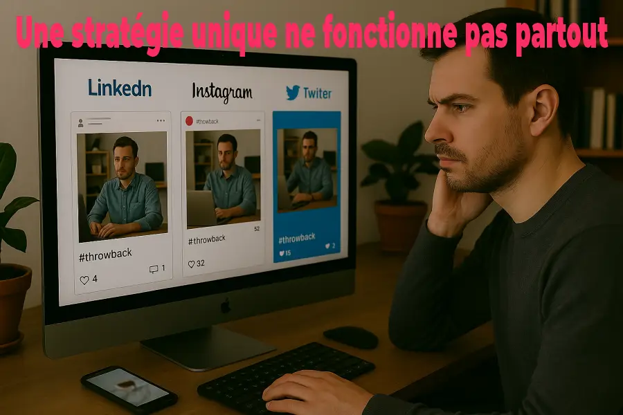 WalisMarketing - Erreurs Réseaux Sociaux PME 04 - Ignorer les Spécificités de Chaque Plateforme